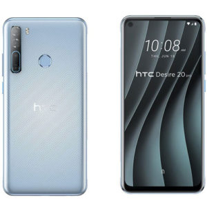 HTC Desire 20 Pro (6.5吋) “6G+128G”：晶墨黑 靓澈藍 “5000mAh超大電力 使用超安心”  (完售,請參考其他商品)