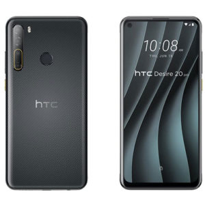 HTC Desire 20 Pro (6.5吋) “6G+128G”：晶墨黑 靓澈藍 “5000mAh超大電力 使用超安心”  (完售,請參考其他商品)