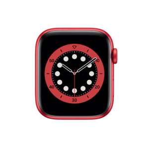 (完售,請參考其他商品) Apple Watch Series 6 40mm GPS+行動網路 鋁金屬錶殼 〝錶殼顏色：藍色 紅色 太空灰色 銀色 金色〞【錶帶款式：編織單圈錶環 / 皮革鏈紋錶帶 / 米蘭式錶環】