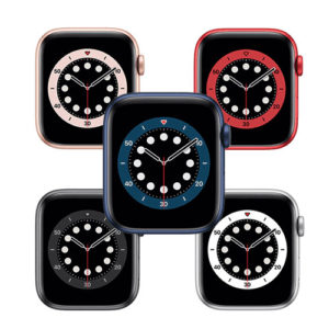 (完售,請參考其他商品) Apple Watch Series 6 40mm GPS 鋁金屬錶殼 〝錶殼顏色：藍色 紅色 太空灰色 銀色 金色〞【錶帶款式：單圈錶環 / 運動型錶帶 / 運動型錶環】