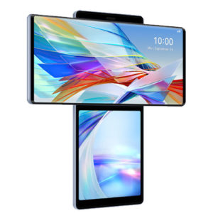 (完售,請參考其他商品) LG WING 5G (6.8吋) “8G+128G”：羽翼藍  “旋轉雙螢幕”