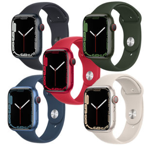 (完售,請參考其他商品) Apple Watch Series 7 41mm GPS+行動網路 鋁金屬錶殼 〝錶殼顏色：藍色 紅色 午夜色 綠色 星光色〞※”買1送6活動 or 頂級好禮6選1″→詳情見圖