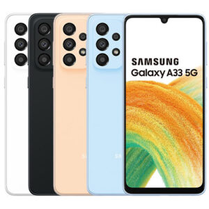 SAMSUNG Galaxy A33 5G 6G/128G (6.4吋) ：橘 藍 黑 白 ※”買1送6活動 or 頂級好禮6選1″→詳情見圖