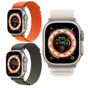 Apple Watch Ultra 49mm 高山錶環 鈦金屬錶殼 〝錶帶顏色：綠色 橙色 星光〞※”買1送6活動 or 頂級好禮6選1″→詳情見圖