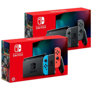 【Nintendo 任天堂】Switch 單主機 電量加長型 (台灣公司貨)；紅藍/灰色 ※”買1送6活動 or 頂級好禮6選1″→詳情見圖